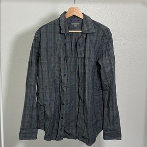 🛍 3/$10 Gap Men’s Plaid Gray Button Up Shirt